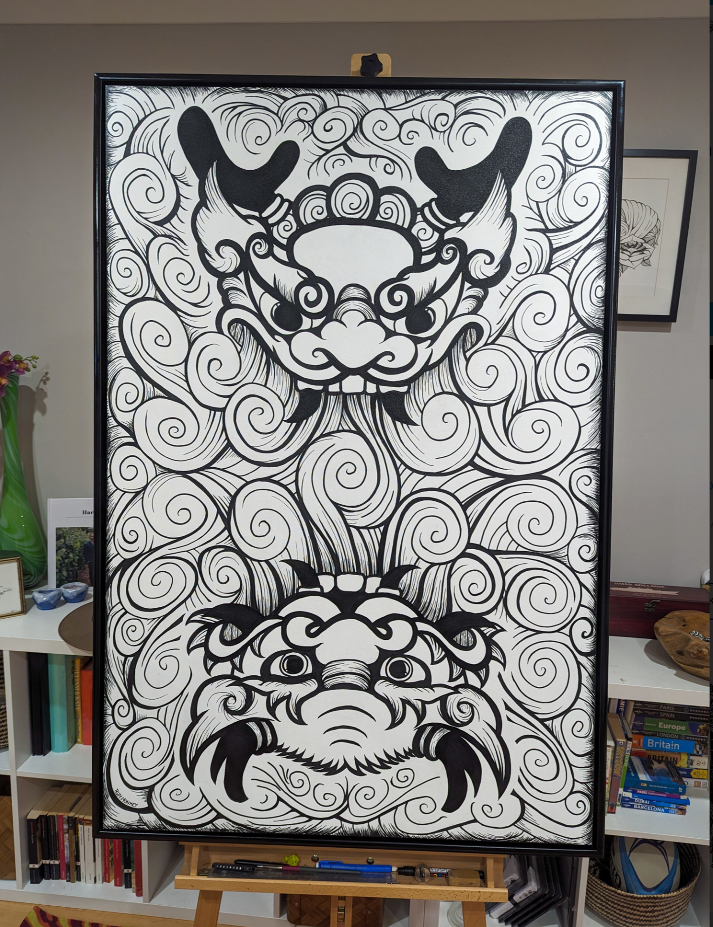 Black and White Dragons - 1 of 1