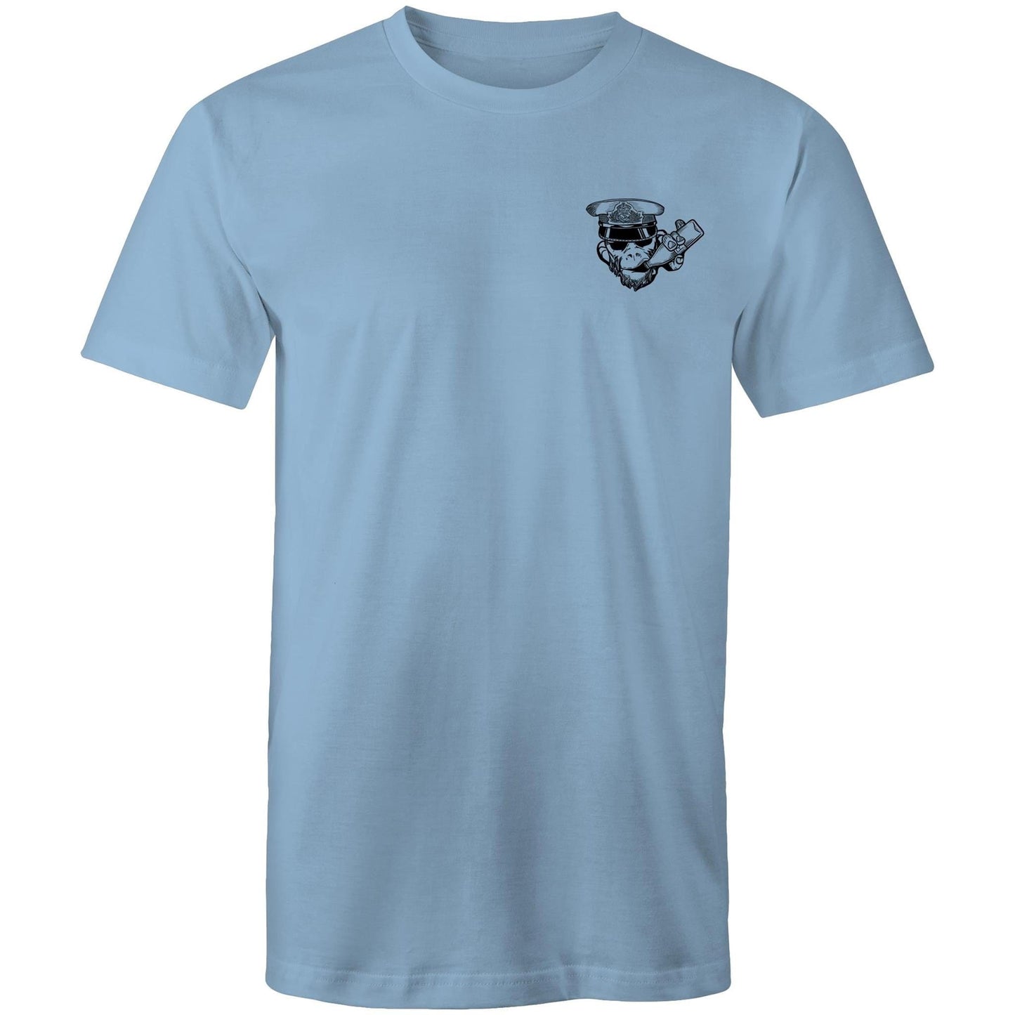 RumMonkey-American-traditional-tattoo Carolina Blue / Small Rum Monkey Tee's Tee - Mens T-Shirt