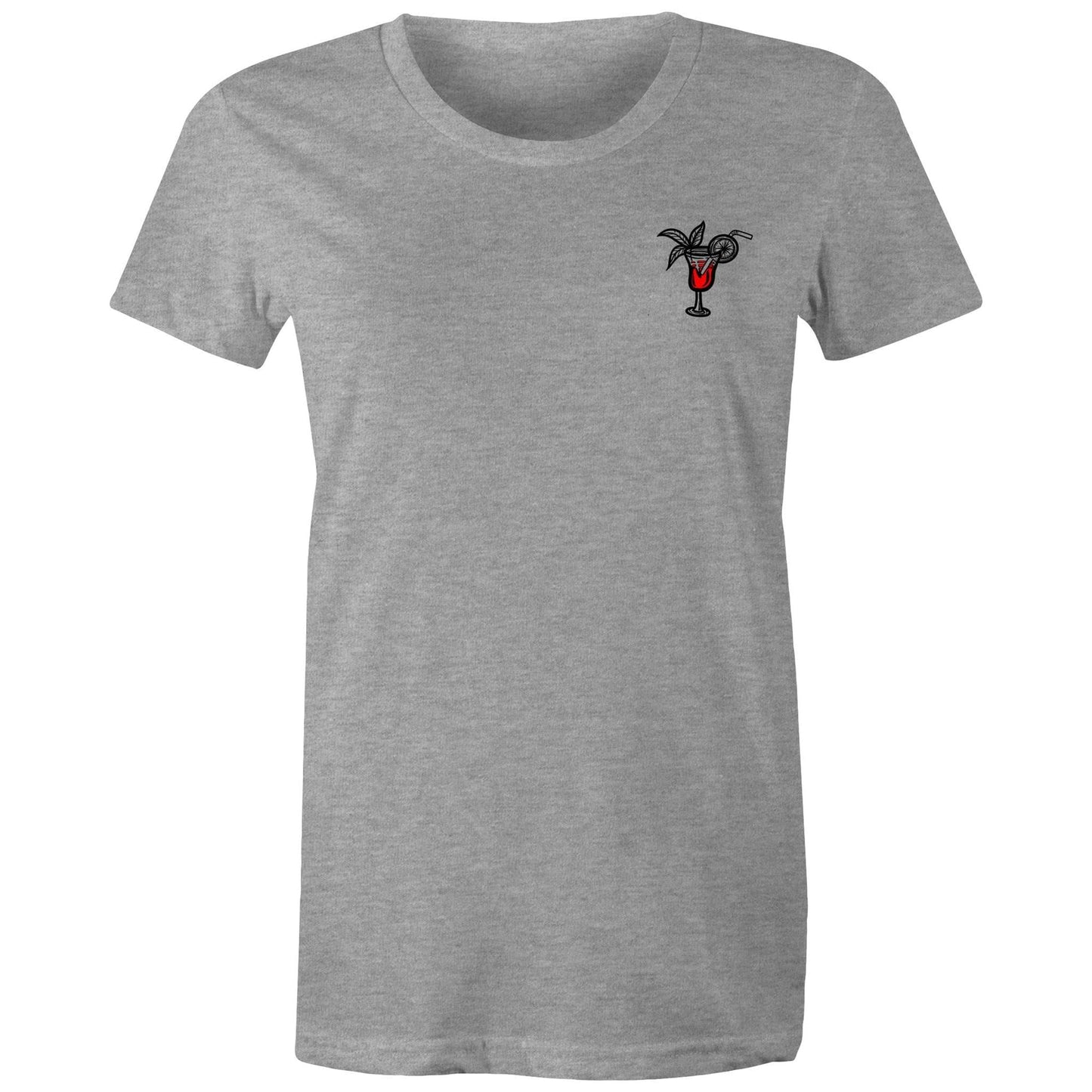 RumMonkey-American-traditional-tattoo Grey Marle / Extra Small #LandSucks - Women's Grey Undershirt