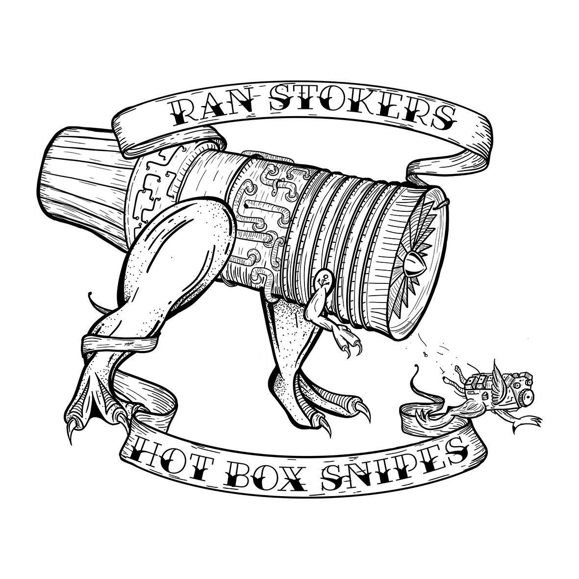 RumMonkey-American-traditional-tattoo GT Maintainer - Mens T-Shirt