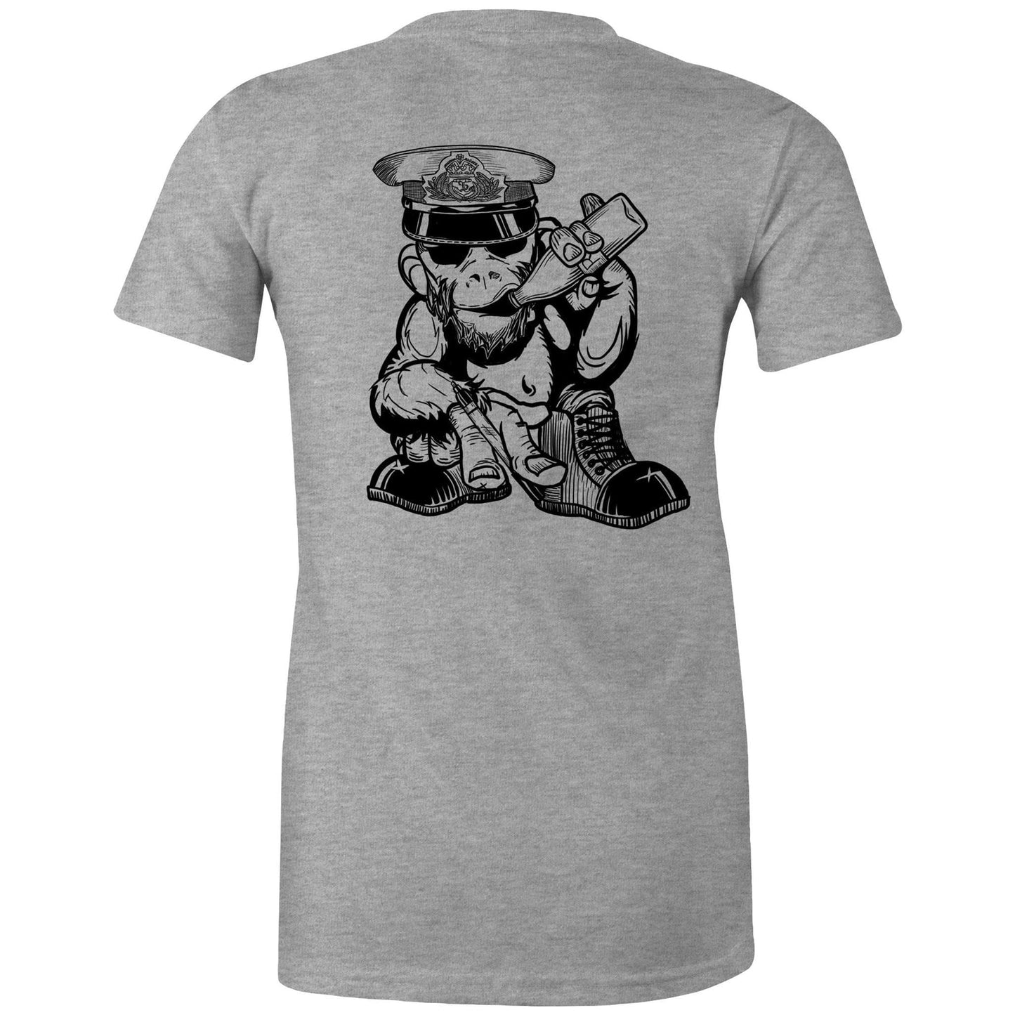RumMonkey-American-traditional-tattoo Rum Monkey Tee's Tee - Women's Maple Tee