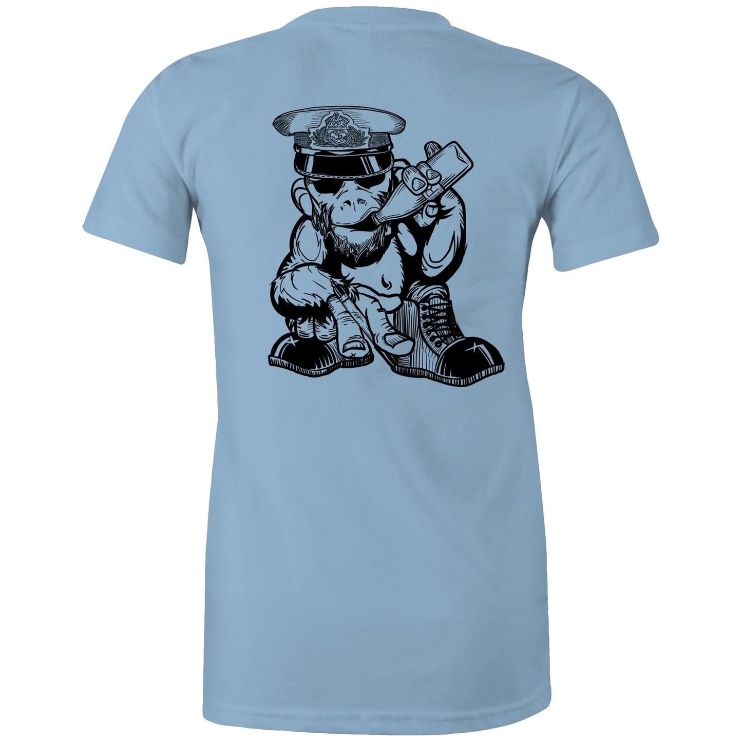 RumMonkey-American-traditional-tattoo Rum Monkey Tee's Tee - Women's Maple Tee