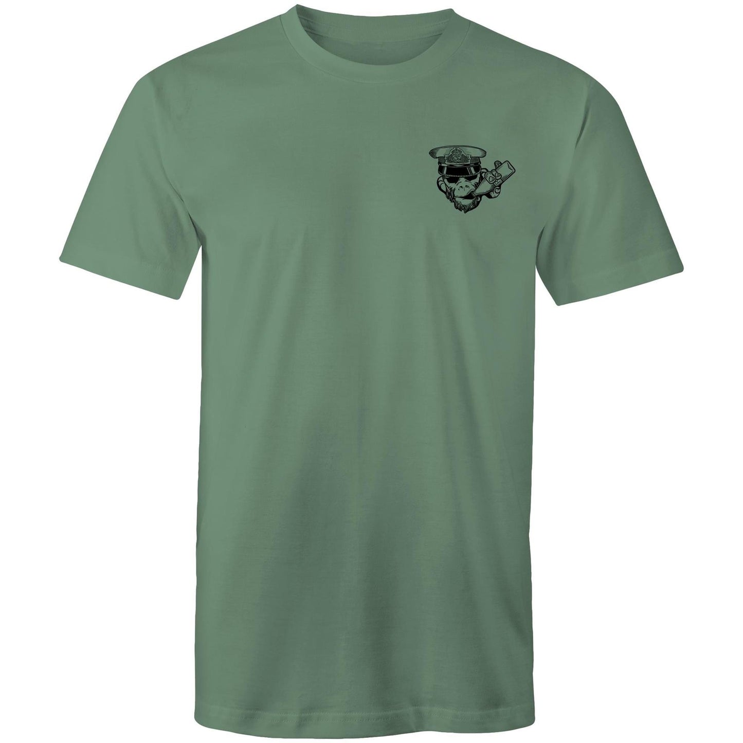 RumMonkey-American-traditional-tattoo Sage / Small Rum Monkey Tee's Tee - Mens T-Shirt