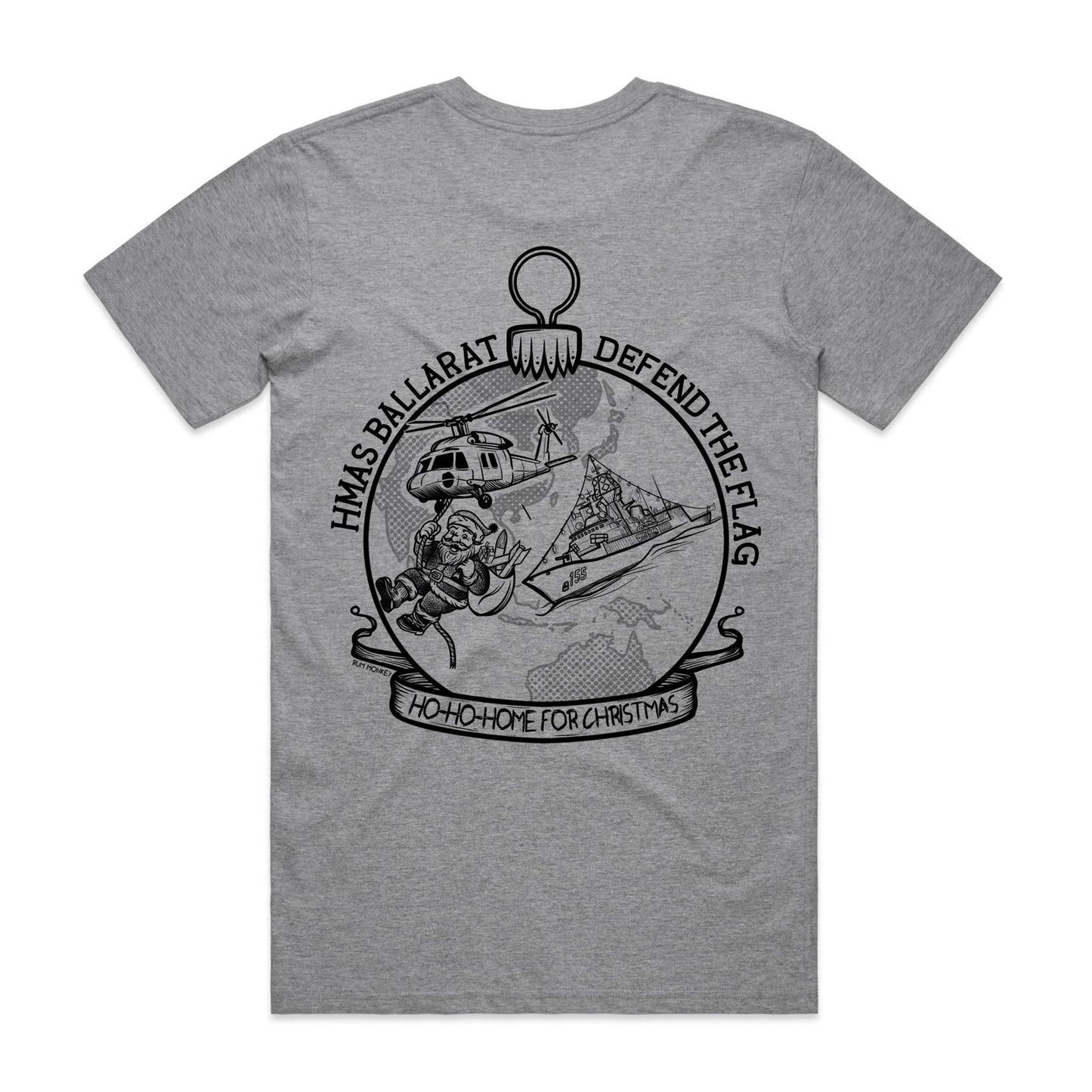 HMAS Ballarat - Christmas 2025 - Black and White