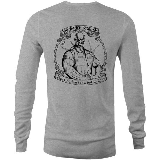 RumMonkey-American-traditional-tattoo Grey Marle / Small RPD 22-4 Trip shirt: Unisex Long Sleeve T-Shirt