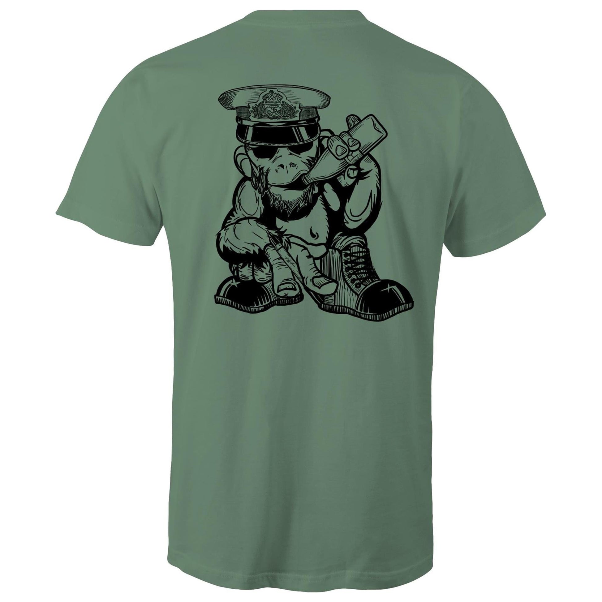 RumMonkey-American-traditional-tattoo Rum Monkey Tee's Tee - Mens T-Shirt