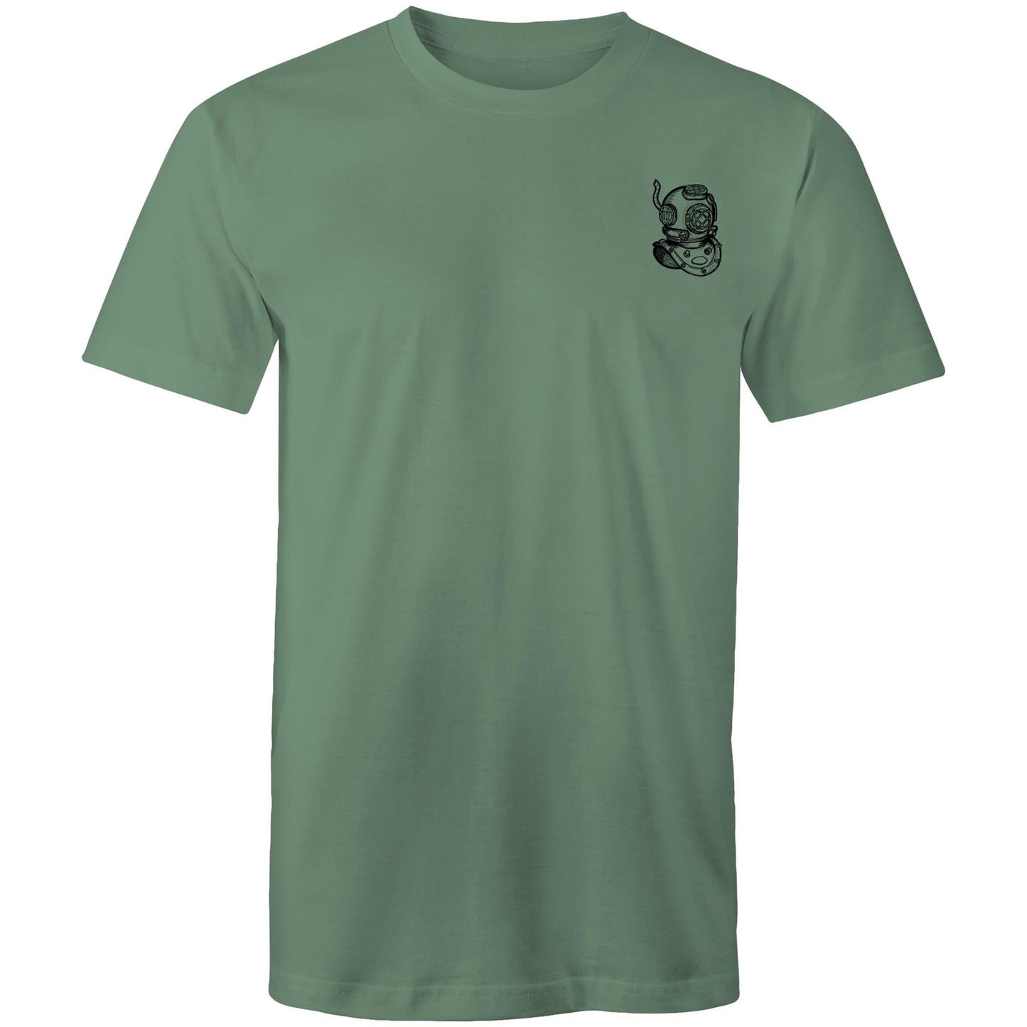 RumMonkey-American-traditional-tattoo Sage / Small Sink Or Swimmer - RAN Divers - Civvie Tee (Mens)
